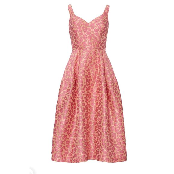 Jill Jill Stewart Dresses & Skirts - Jill Jill Stuart Women's Jacquard Sleeveless Midi Dress 14 DAMAGED